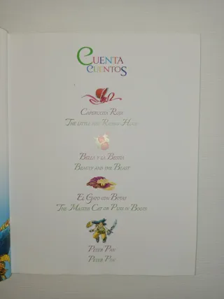 Libro cuenta cuentos bilingüe