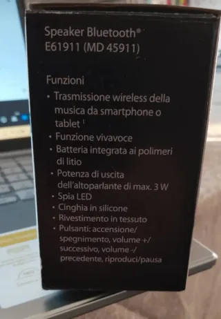 Cassa Bluetooth Nera ( no brand )