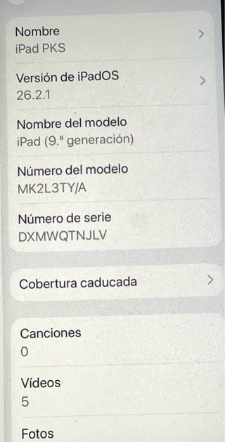 iPad 9ª Gen 10.2 64GB WiFi Plata. Entrega en mano.