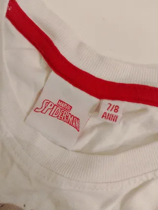 2 Maglie Spiderman e California 7-8 anni