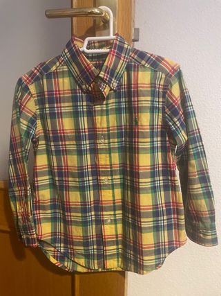 Camicia Ralph Lauren a quadri multicolore. Taglia 3