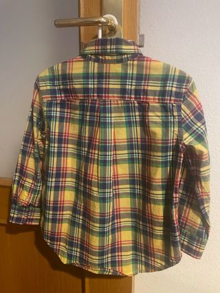 Camicia Ralph Lauren a quadri multicolore. Taglia 3