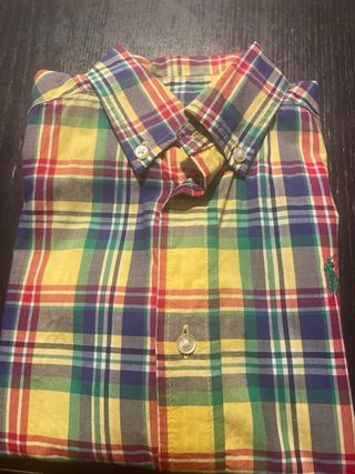 Camicia Ralph Lauren a quadri multicolore. Taglia 3