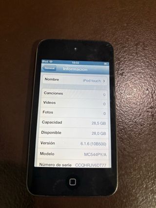 iPod 32 GB Plata