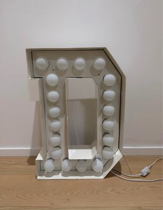 Luce da terra SELETTI lettera D