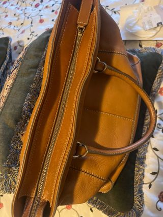 Bolso Adolfo Dominguez Cuero Marrón