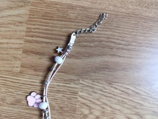 Pulsera rosa huella sin estrenar