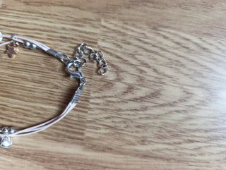 Pulsera rosa huella sin estrenar