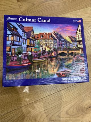 Puzzle Vermont Colmar Canal 1000 Piezas