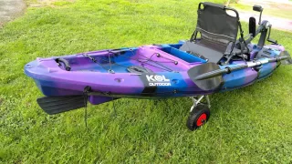 Kayak de pesca a pedales