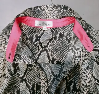 Vestido Lola Casademunt estampado serpiente