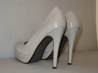 Décolleté Tulipano Grigie Tacco 12 Tg 40