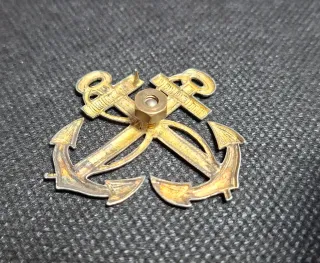 Antigua insignia de plata, Infanteria de Marina