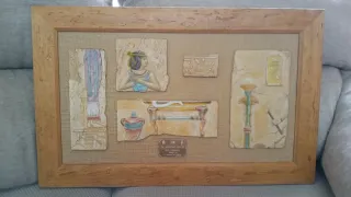 Cuadro Decorativo Egipcio