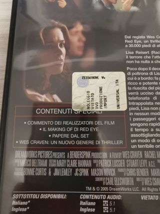 DVD Red Eye - Wes Craven