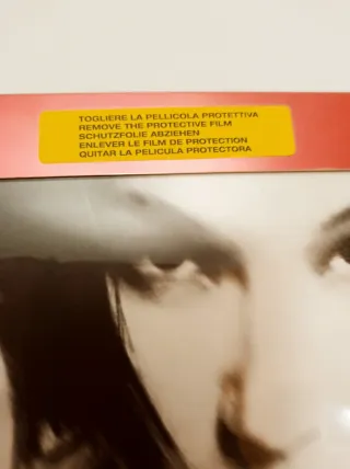 Cornice rossa da tavolo firmata Mascagni