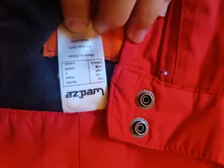 Pantalones de nieve Wedze rojos 4 años