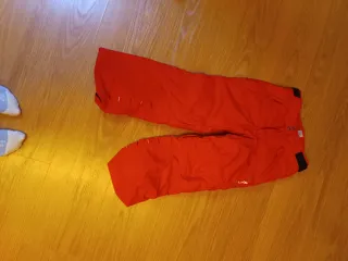 Pantalones de nieve Wedze rojos 4 años