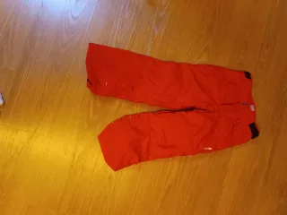 Pantalones de nieve Wedze rojos 4 años