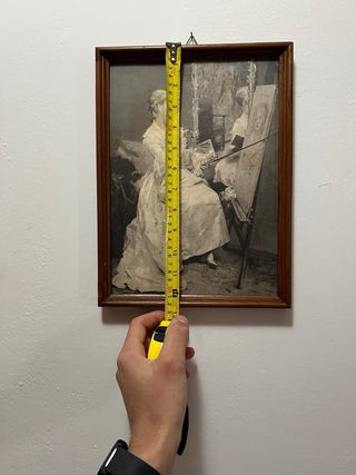 Quadro con cornice in legno