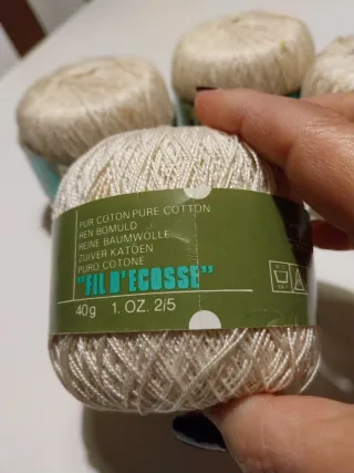 4 gomitoli filato cotone Phildar