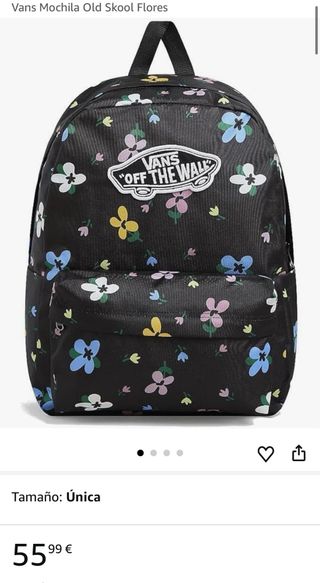 Mochila Vans Old Skool Flores