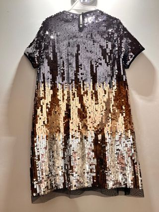 Abito bambina paillettes 7/8 anni