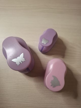 3 troqueladoras mariposa y pez