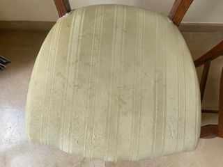 Juego de 2 Sillas Antiguas Tapizadas