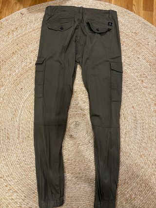 Pantalones cargo jogger Jack&Jones verde