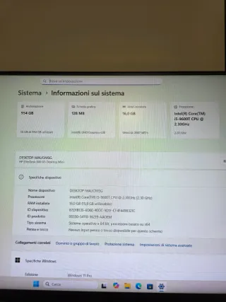 HP Elitedesk 800 G5 Mini i5 16GB 1TB