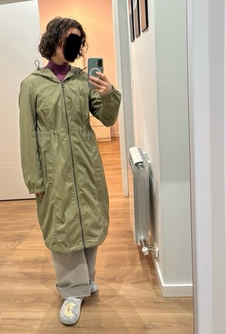 Gabardina Porteo Verde Militar