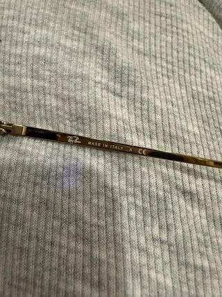 Gafas Ray-Ban Aviator Doble Puente Dorado