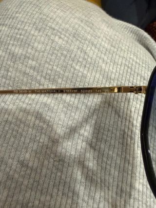 Gafas Ray-Ban Aviator Doble Puente Dorado