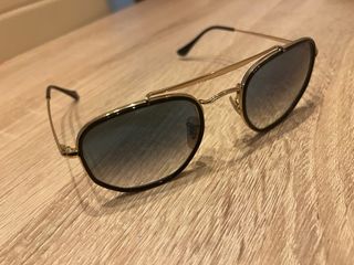 Gafas Ray-Ban Aviator Doble Puente Dorado