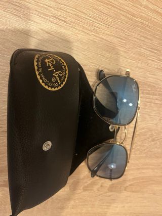 Gafas Ray-Ban Aviator Doble Puente Dorado