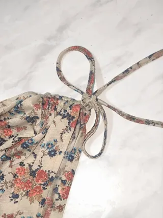 Vestido Floral Mango Talla XL Estilo Romántico