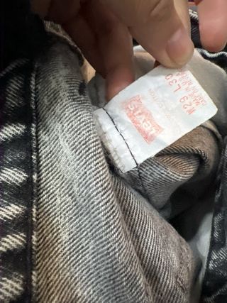 Chaqueta Vaquera Levi's Gris Vintage