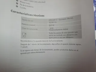 BATIDORA BRAZO SilverCrest 350W SIN ESTRENAR