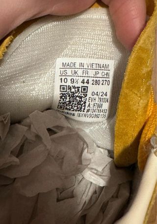 Adidas Spezial Amarillo/Blanco sin uso