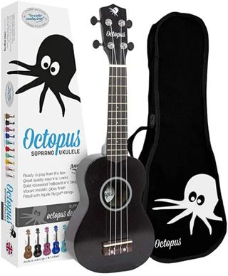 Ukelele Soprano Octopus Negro