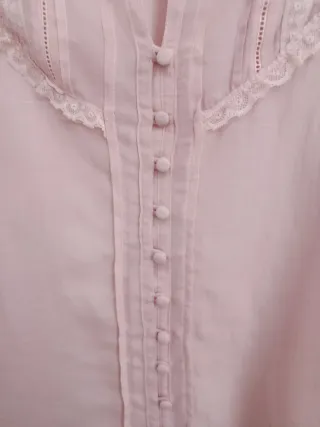 Blusa romántica Elogy rosa talla 46