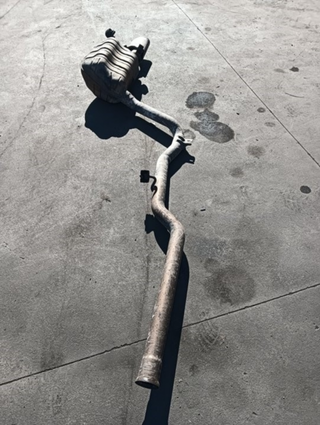 TUBO ESCAPE TRASERO MERCEDES-BENZ CLASE E (BM 207