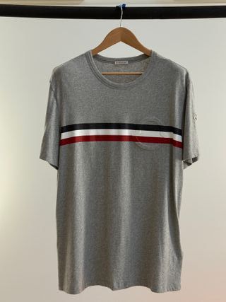 Camiseta Moncler Logo Gris Multicolor