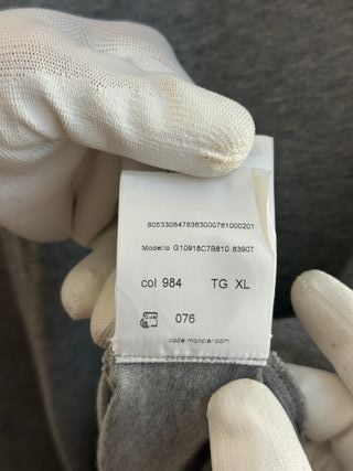 Camiseta Moncler Logo Gris Multicolor