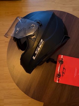 Casco integral de moto LS2 negro