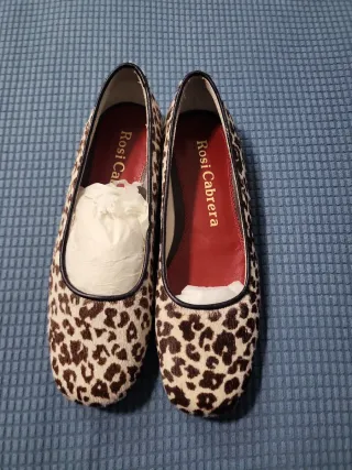 Manoletinas Rosi Cabrera leopardo