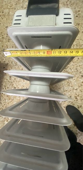 Radiador eléctrico con ruedas