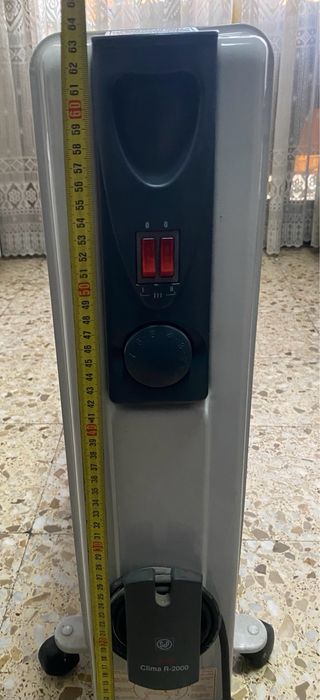 Radiador eléctrico con ruedas