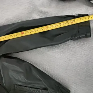 Chaqueta Piel Vintage Negra años 80